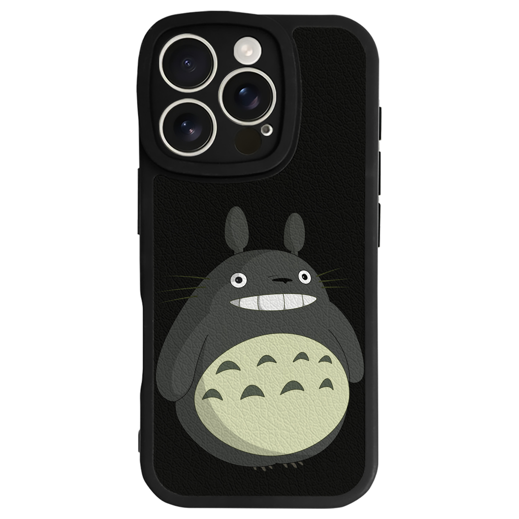 （画像用） となりのトトロ 草壁メイ 草壁サツキ My Neighbor Totoro Satsuki Kusakabe Mei Kusakabe 【iPhone 16シリーズ対応】シリコンスマホケース（レザー調） 材質：シリコン